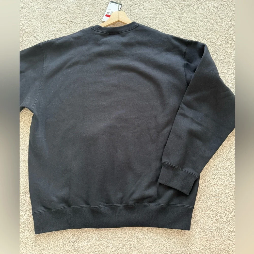 NWT Nike Men's Crewneck Sweater - Black - Picture 6 of 7
